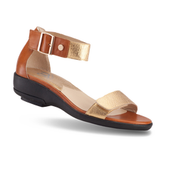 Women's Rosemary Gold Sandals | GravityDefyer.com