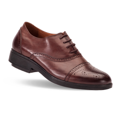 Men's Visortu Brown Oxford Shoes | GravityDefyer.com